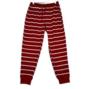 Lularoe Pants Womens Large Red White Jogger Sweatpants Casual Lounge Athleisure